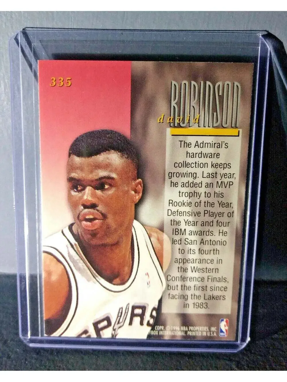 1995-96 David Robinson #335 Ultra Encore Basketball Card